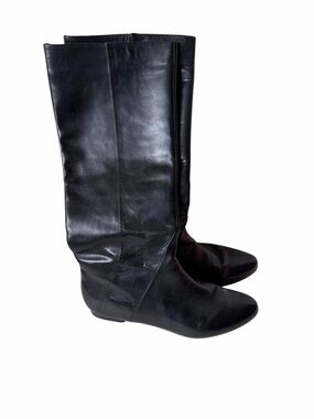 Belle Sigerson Morrison black leather knee length boots size 6.5